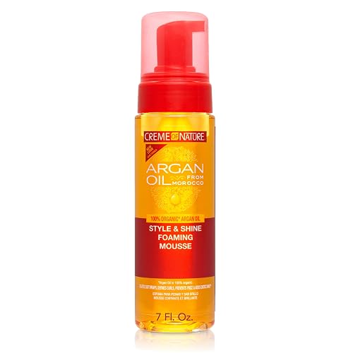 Creme of Nature Style & Shine Foaming Mousse, Defines Curls