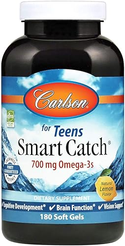 Carlson para adolescentes Smart Catch Omega-3 180 Geles blandos