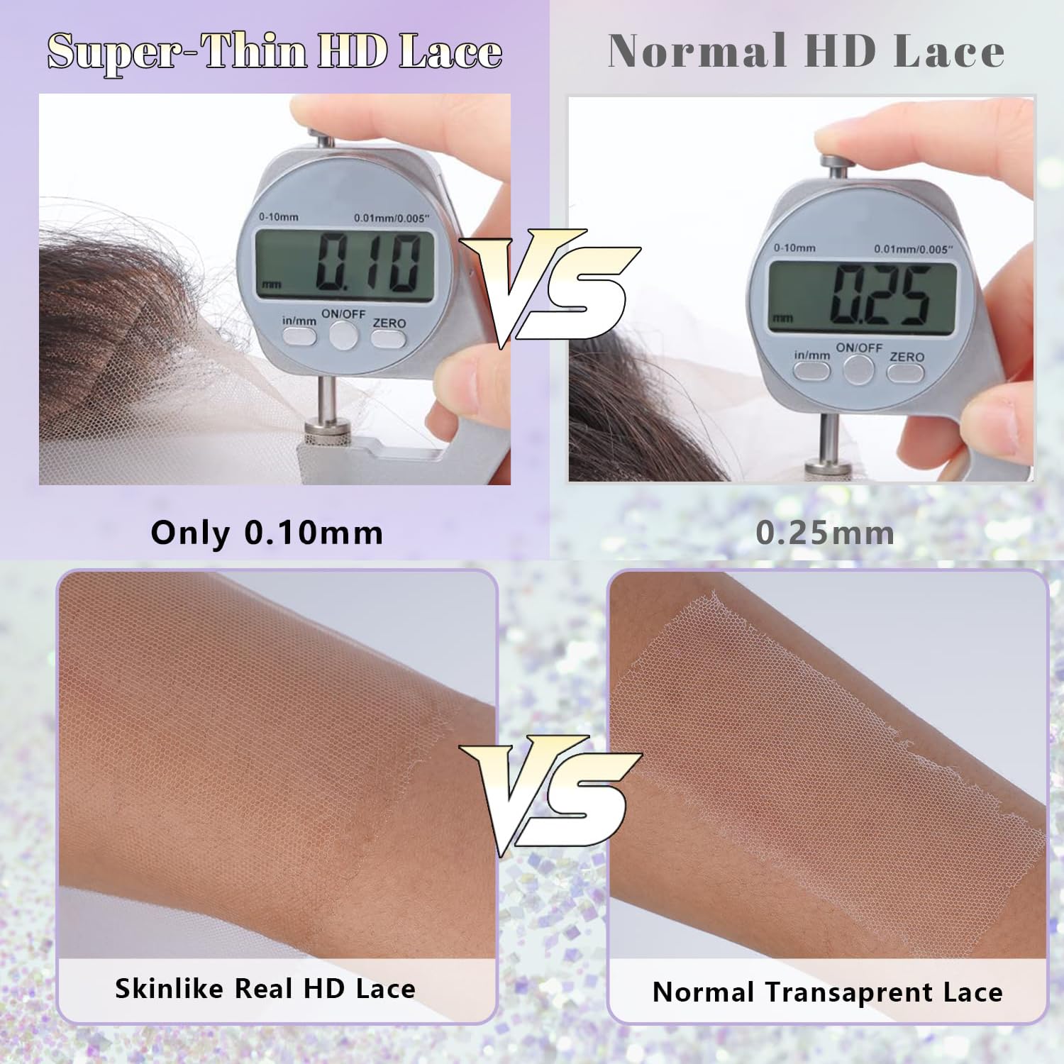 NESMON 34 Inch 13x6 FULL Real SKINLIKE HD Lace Wig Straight 200% Density 0.10mm Ultra-thin Swiss Lace Pre-plucked Bleached Small Knots With Baby Hair P4/27 Highlight Ombre Human Hair Wigs for Women