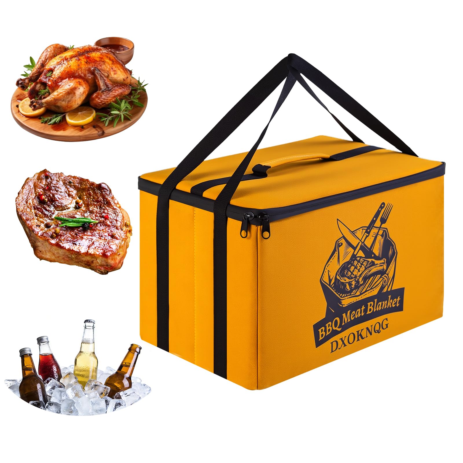 Amazon.com: DXOKNQG 5-Layer BBQ Insulated Food Bag - Thermal