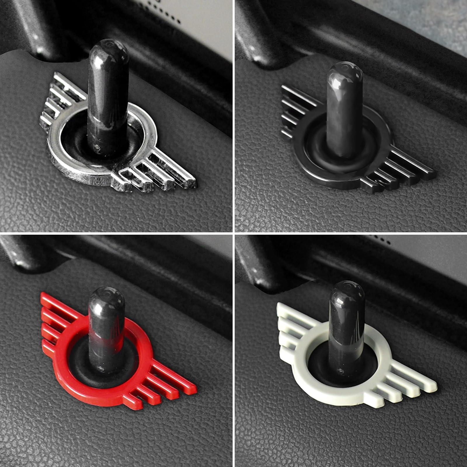 Adorno Decorativo Metálico Para Cerradura De Puerta De Mini Cooper - Modelos F54, F55, F56, F57, F60, R55-R59