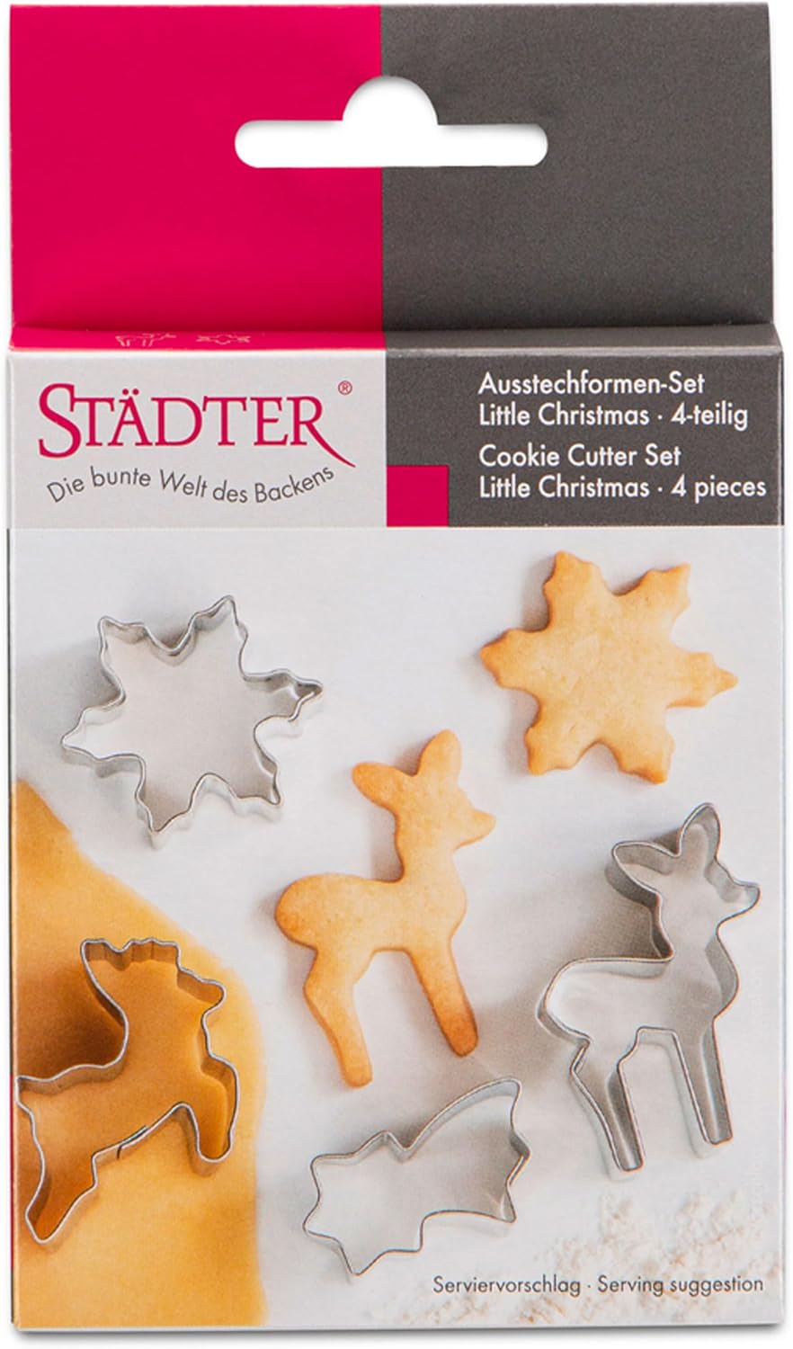 Städter 004627 Little Christmas Cookie Cutter Stainless Steel
