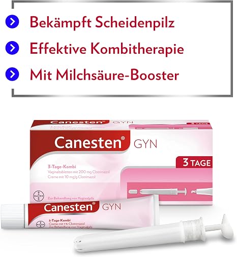 Canesten Gyn 3-Day Combo Pack 1 Pack