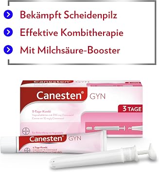 Canesten Gyn 3-Day Combo Pack 1 Pack