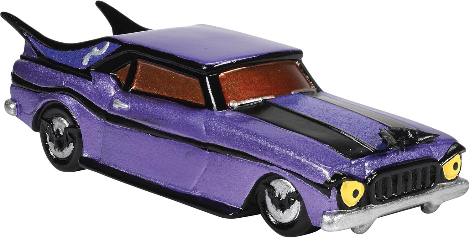 Department 56 Snow Village Halloween Accessories Out About Town Creepy Cars Figurine Set, 1.7 Inch, Multicolor