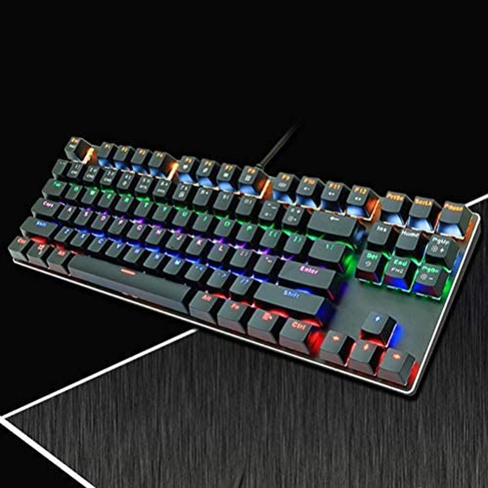 RGBメカニカルキーボード コンパクト Amazon | メカニカル ゲーミング キーボード、コンパクト 87 キー
