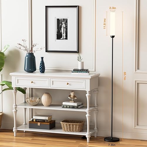 Miniatura 4 de Lámpara de pie LED con control remoto, lámpara de pie de 65 pulgadas con colores ajustables 3000K-6500K y 5%-100% de brillo, interruptor de pie