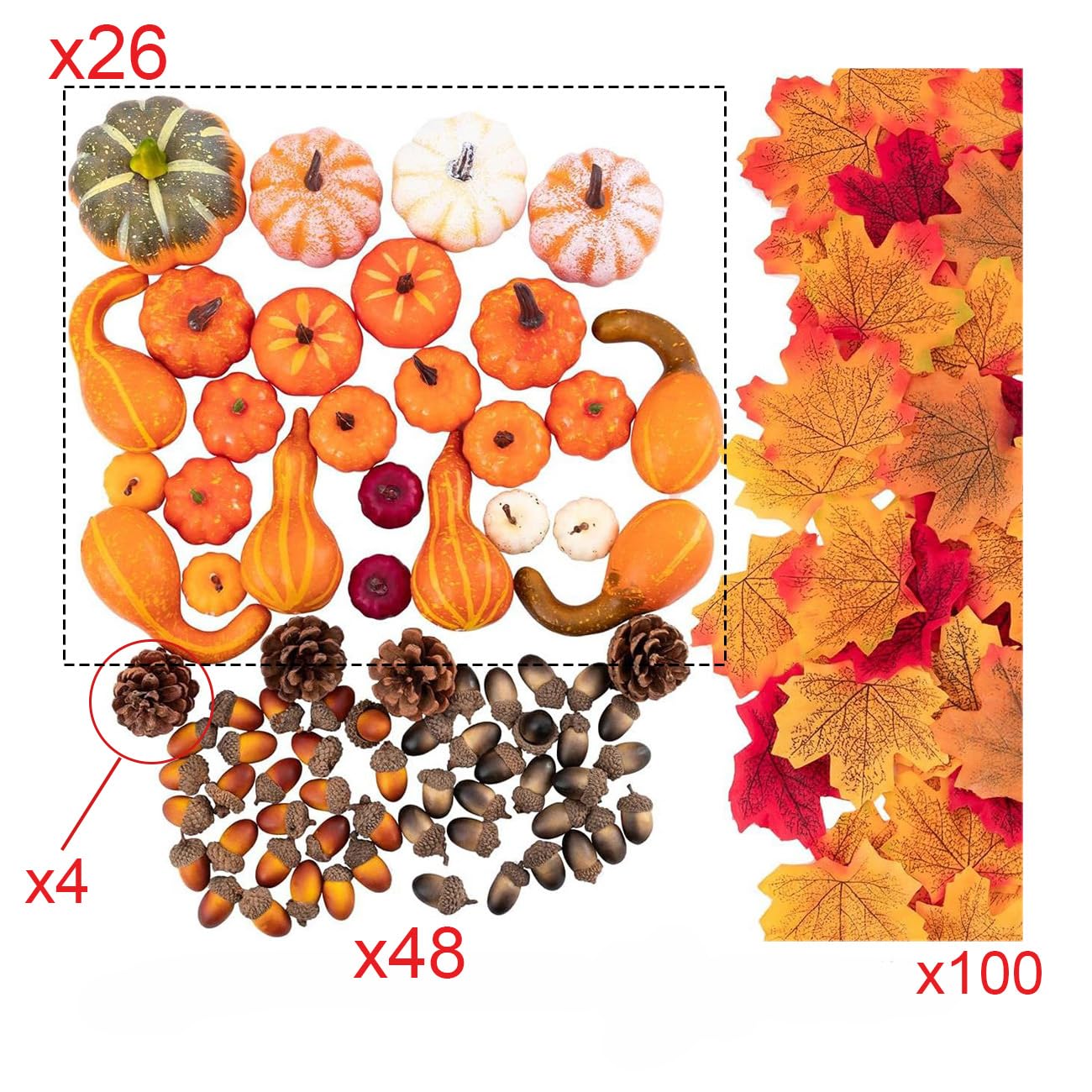 Juego de calabazas artificiales para Halloween, decoración de calabazas, calabazas de terciopelo, calabazas de yute, simulación, bellota, otoño, calabaza, decoración para fiesta, cosecha, Acción