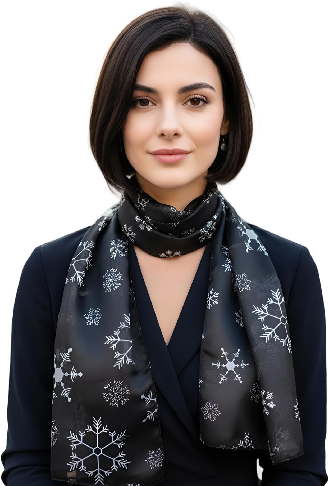 Christmas Valentine Scarf for Women Holiday Gift Warm Long Unisex Scarf Fall Winter Lightweight Soft Sheer