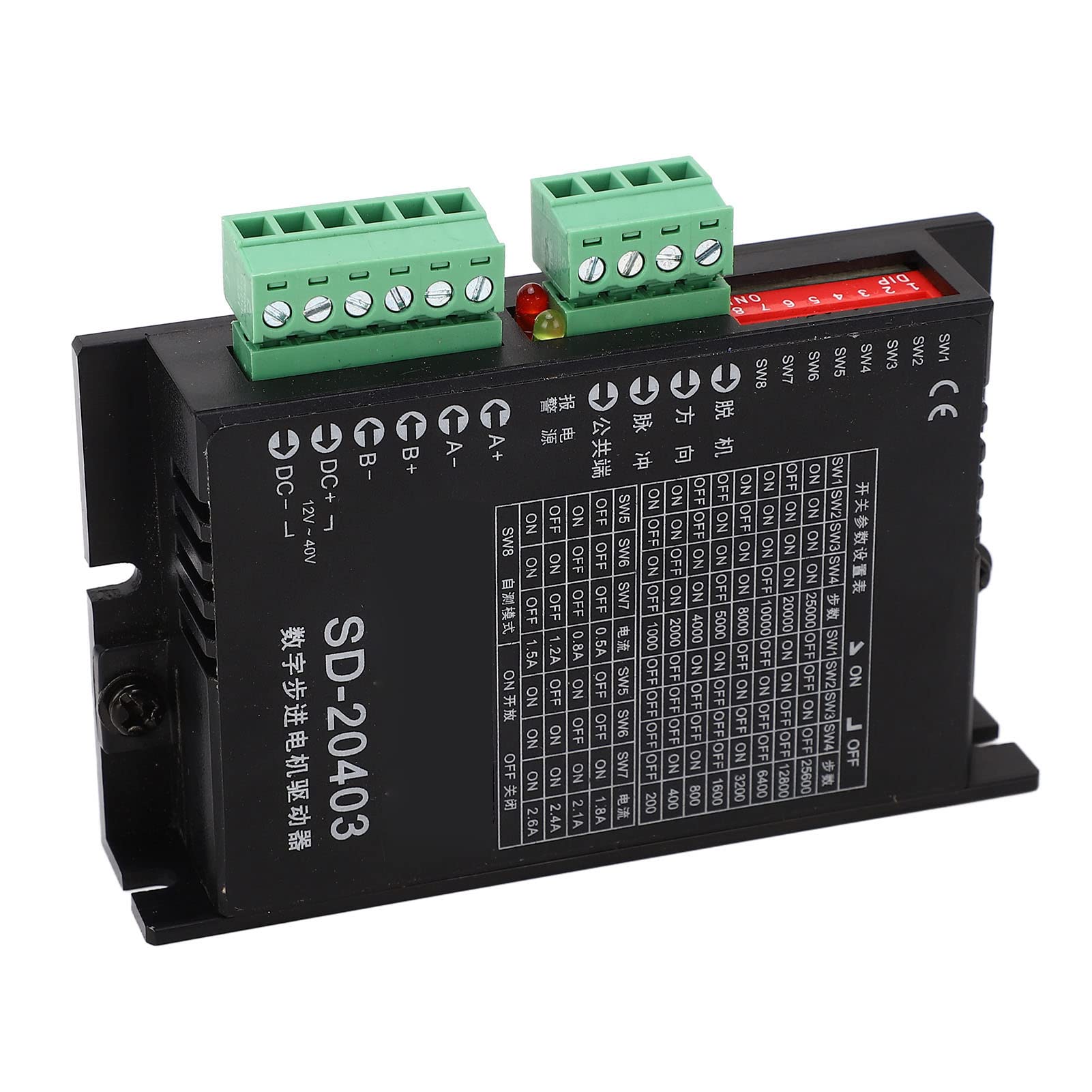Fafeicy Digitaler Stepper Motor Treiber, Aluminiumlegierung Stepper Motor