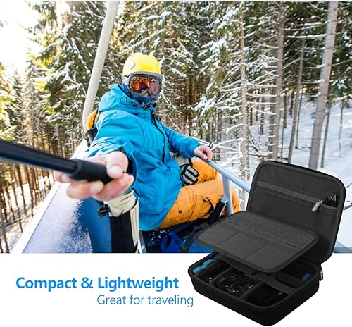 Miniatura 7 de JSVER Funda rígida para cámaras GoPro para GoPro Hero 1110987AKASO EK7000AKASO Brave 4 4K Brave 7 LEBrave 8AKASO V50X insta360 y otras cámaras de