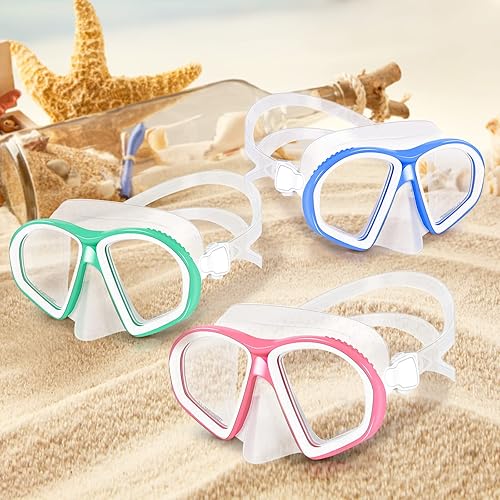 Miniatura 6 de Supertrip Kids Swim Goggles, Swim Mask with Nose Cover, Tempered Glass Snorkel Diving Mask for Youth Boys Girls Age 6-14