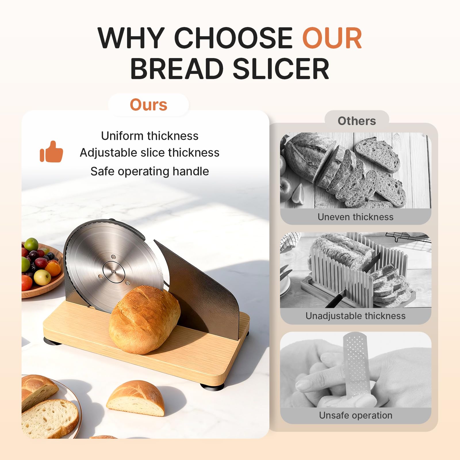 Upgrade Your Sourdough: Manual Bread Slicer -6