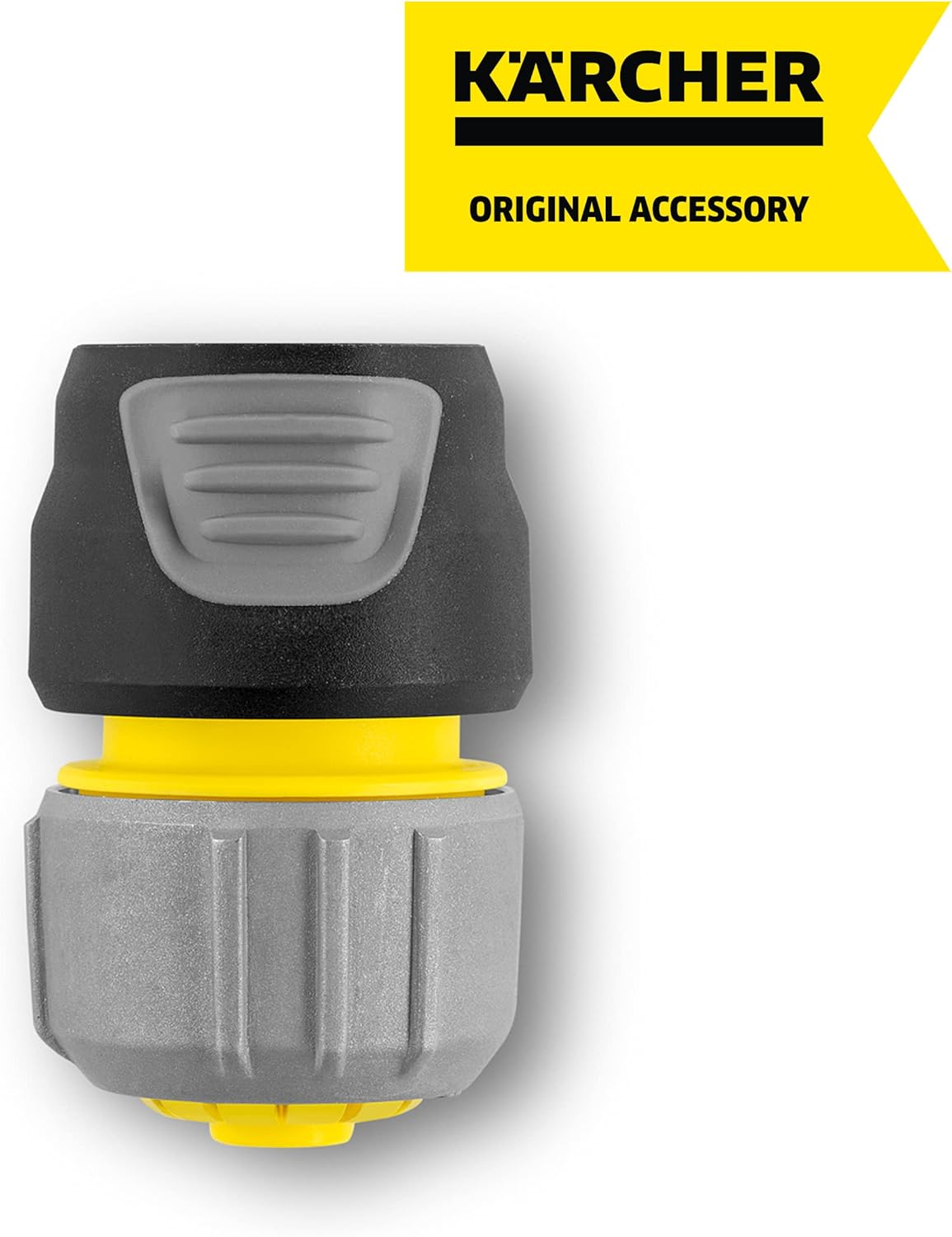 Kärcher 2.645-195.0 Premium Universal Hose Connector, Black/Grey/Yellow, 140.0 mm51.0 mm82.0 mm