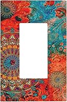 Vista 116 de Interruptor de Luz Cove Silla de Playa Paisaje Marino Océano Azul Placa de Pared de 3 Posiciones Placa de Interruptor de Luz Triple Palanca Costera