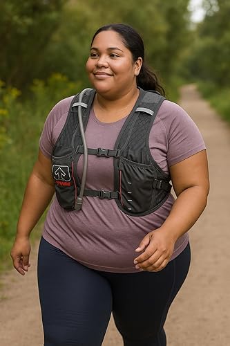 Miniatura 2 de Nathan TrailMix 7L Running Vest for Men & Women, Hydration Vest w 2L Bladder Hydration Pack, Water Backpack for Hiking, Running, Walking, Marathon,