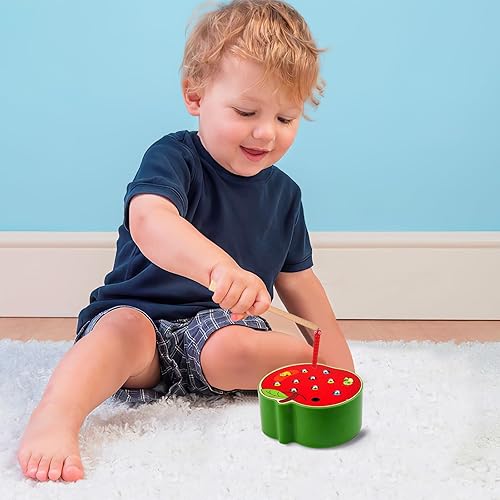 Miniatura 6 de STOBOK Juguetes Montessori de madera, juguetes magnéticos de aprendizaje de habilidades motoras finas, juego educativo temprano de insectos para