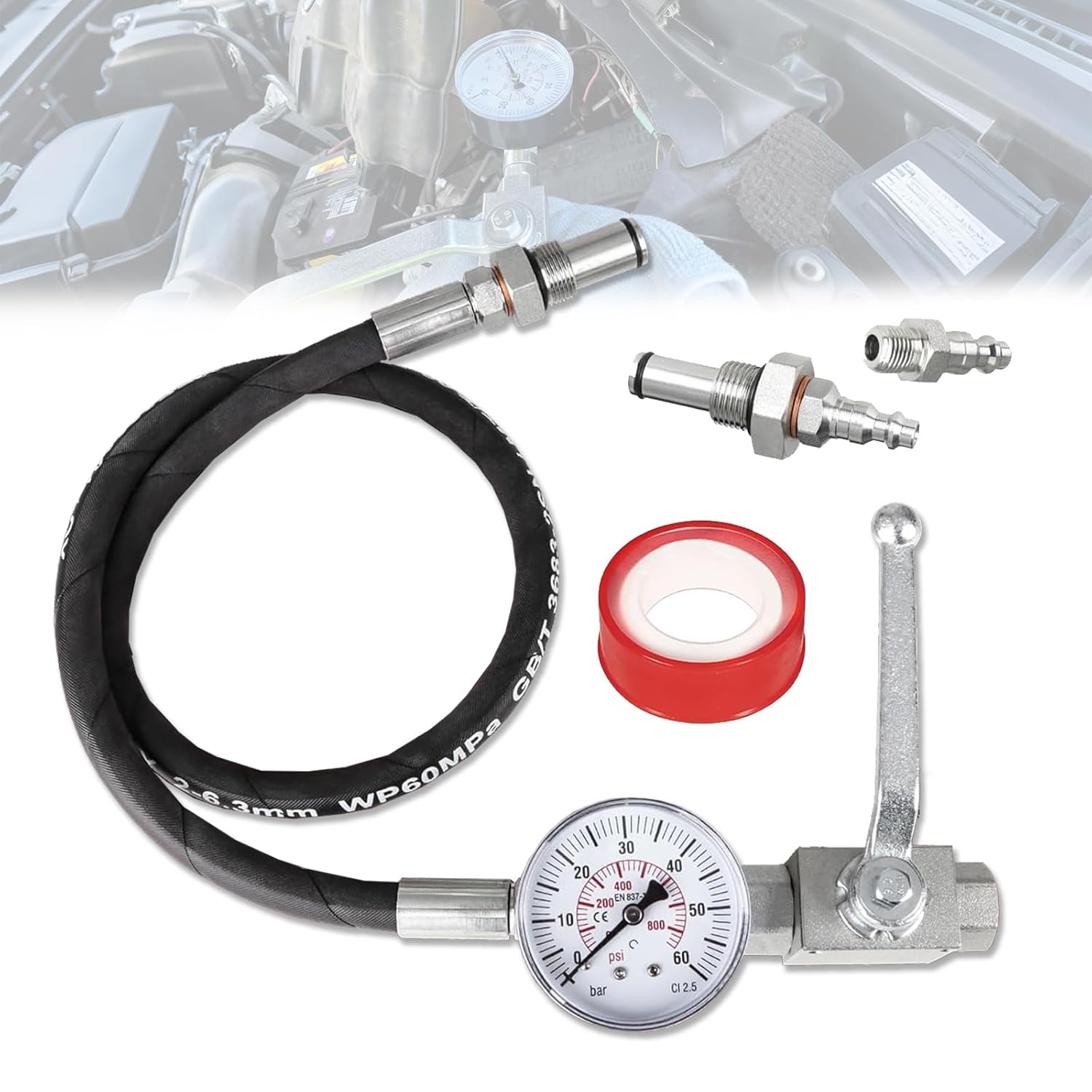 High Pressure Oil System IPR Air Test Tool Special Kit Compatible with Ford 6.0L-7.3L Powerstroke Diesel