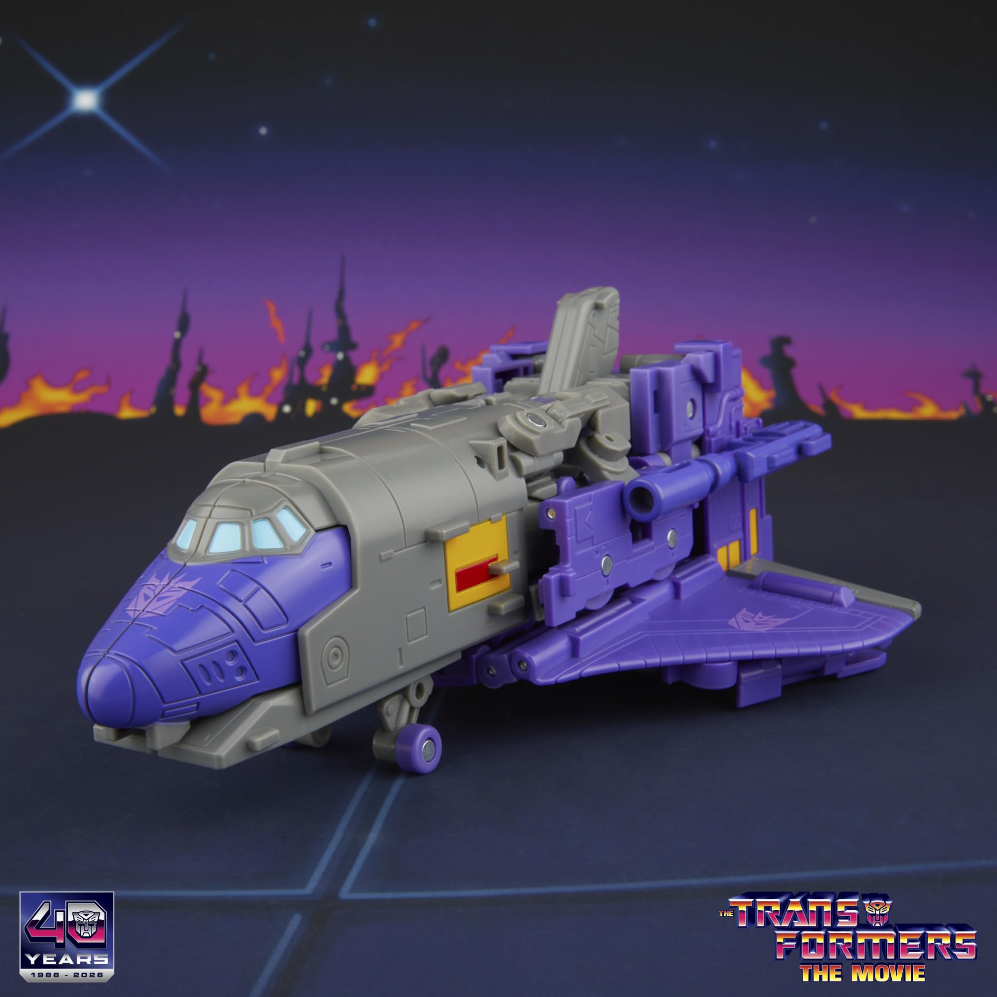 Astrotrain klasy Leader z kolekcji Transformers Studio Series z filmu "The Transformers: The Movie", 17-centymetrowa przekształcająca się figurka, zabawkowe roboty dla dzieci w wieku od 8 lat | Transformers Studio Series 20.3 cm figurka klasy lidera (2026