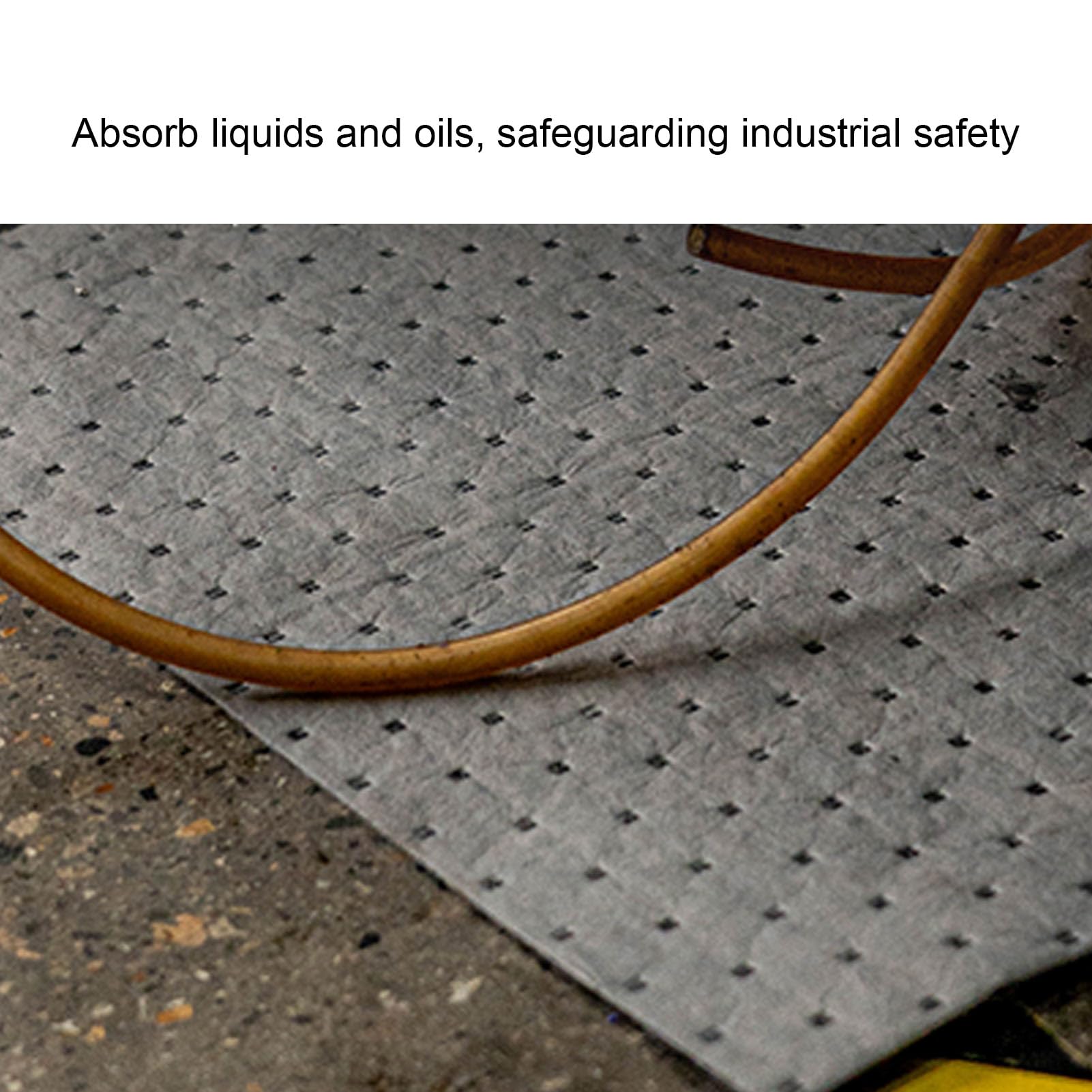 SEAFRONT Ölabsorbierende Mattenrolle, Saugmatte für Öl Absorbiert Wasser Lösungsmittel und Gemischte Flüssigkeiten mit Vertiefungspunkten for Garage Keller Werkstatt Küche