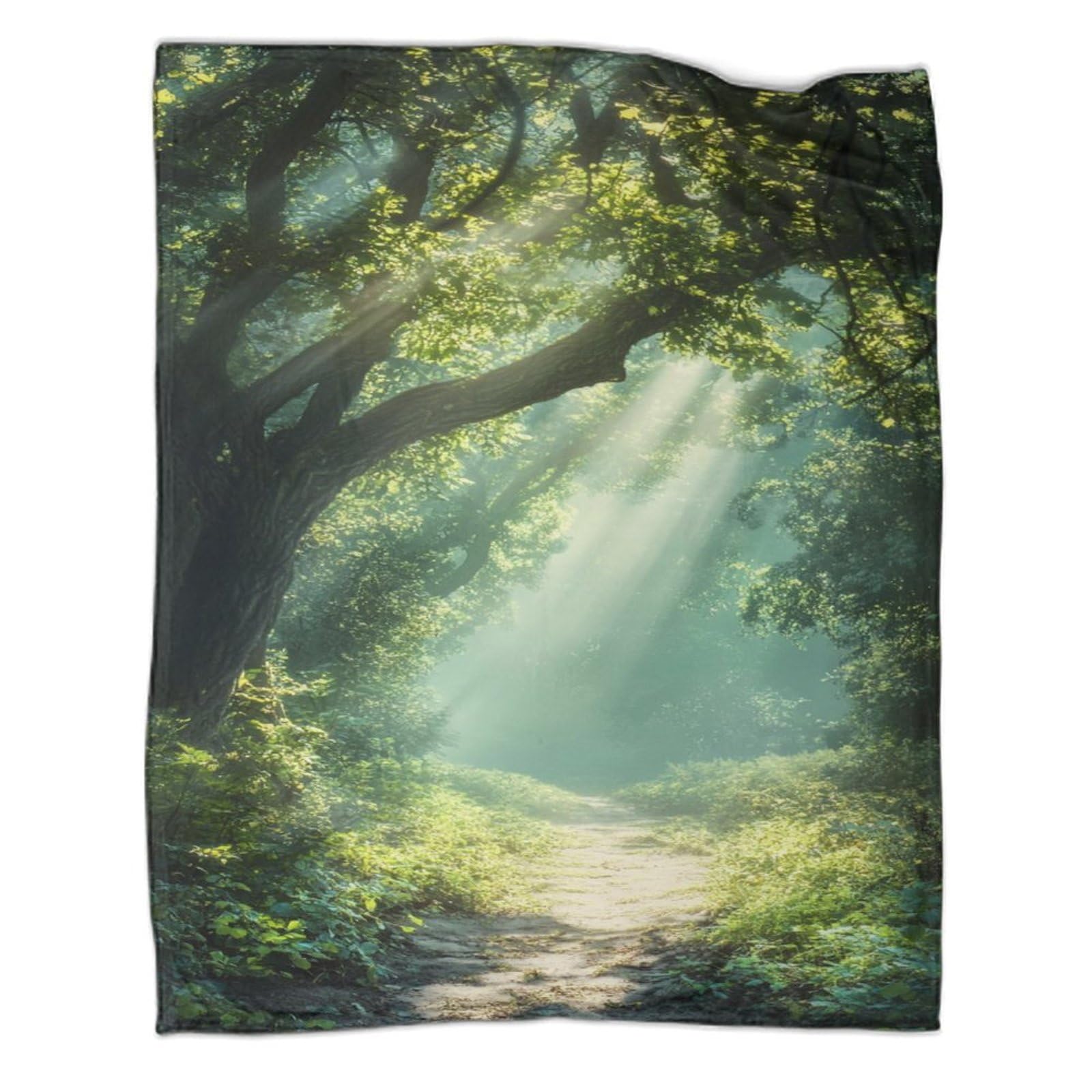 Couverture douillette flanelle paysage 3D pour réchauffer vos soirées