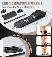 Vista 7 de Tabla de pilates - Juego de reformador de pilates para entrenamiento en casa, tabla de ejercicios 7 en 1, tabla de rodillo abdominal, entrenador