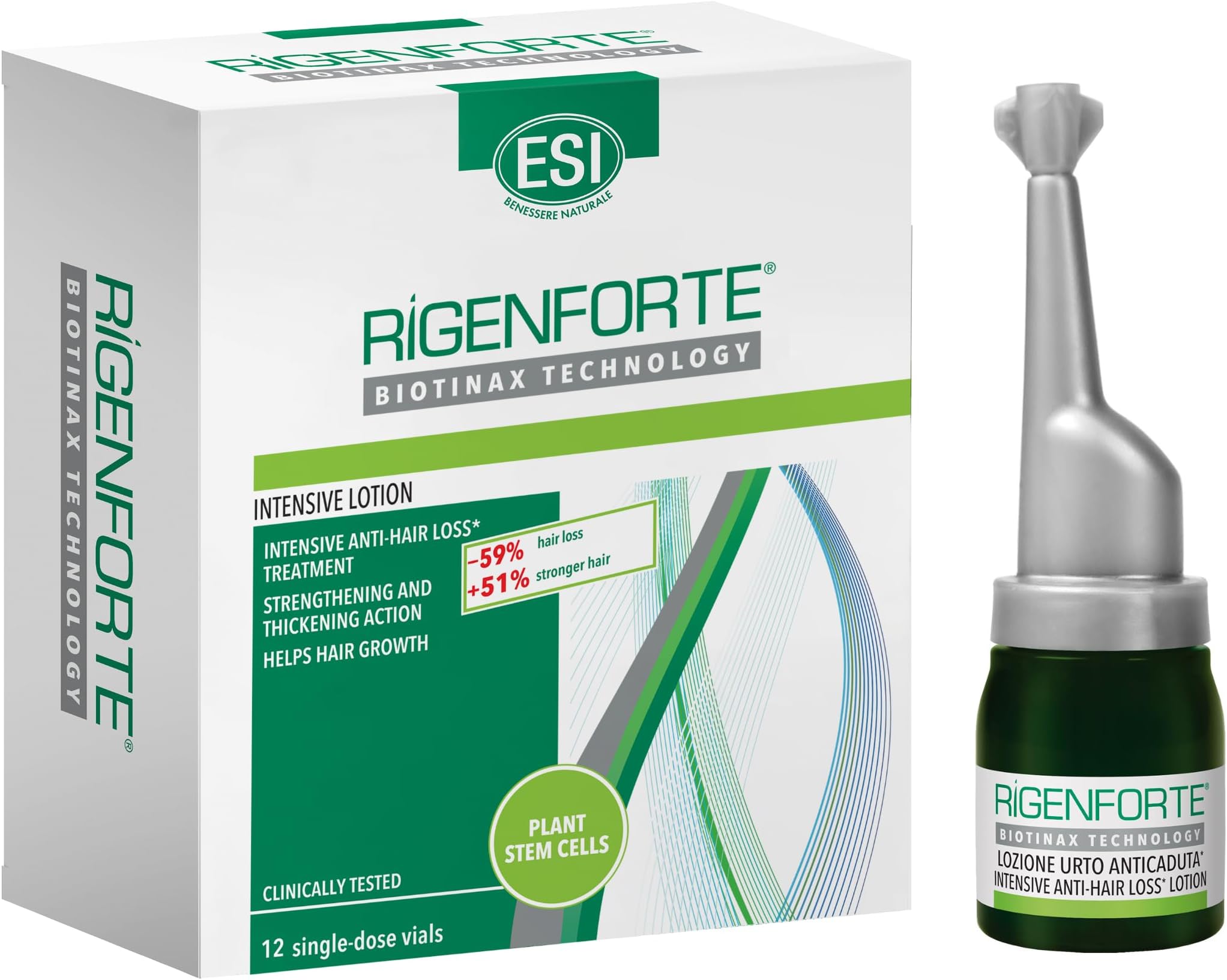 Rigenforte Anti-Hair Loss Treatment Lotion, 12 Vitals - Boost Hair Growth, Strengthens & Thickens Strands, Fortifies Follicles, Paraben & Sulfate Free, Reduces Shedding & Promotes Healthy Hair Density