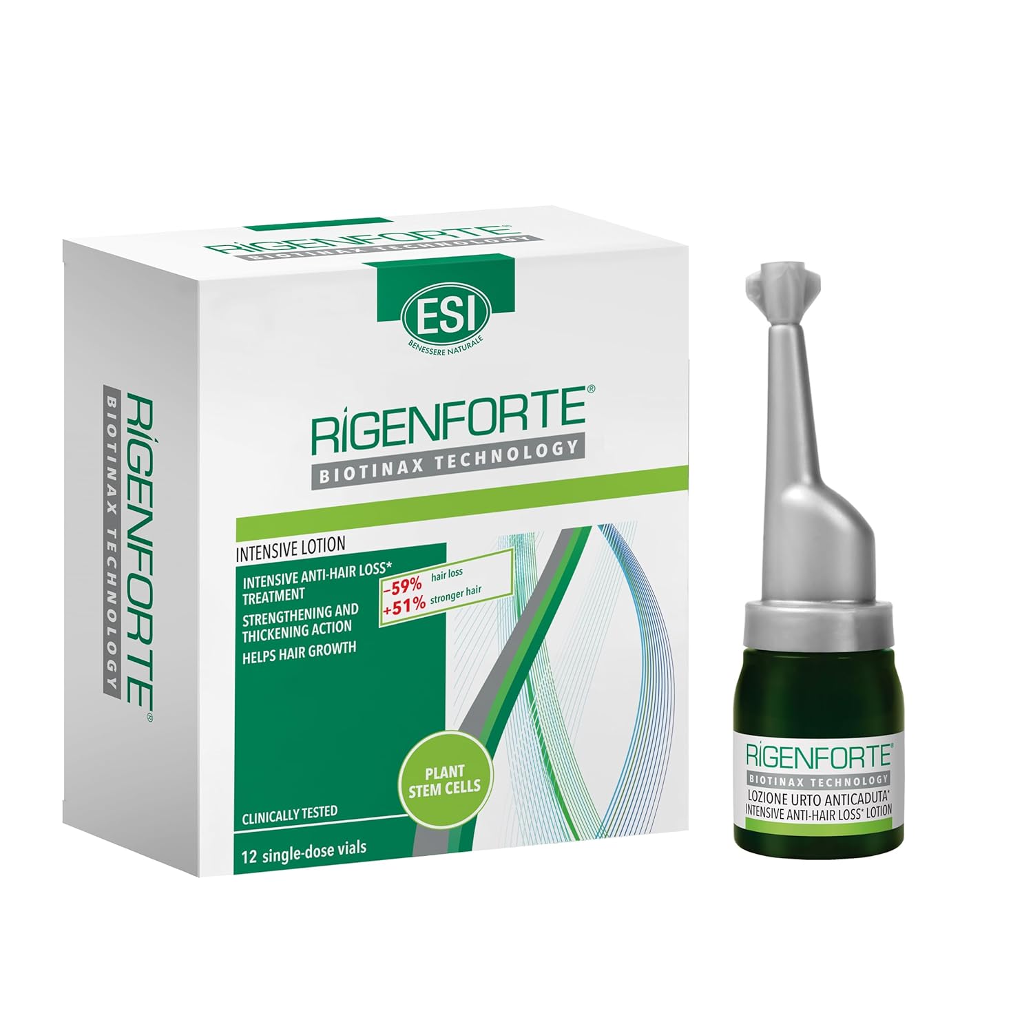 Esi Rigenforte Lotion Shock 12 vials Ofs by ESI