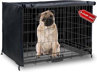 Dog Crate Cover 36in Pet Kennel Cover 36’’L*23’’W*25‘’H-Black