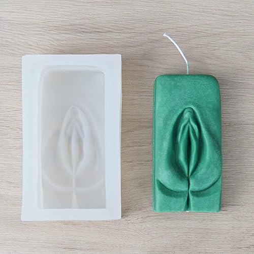 Miniatura 6 de Moldes de vela corporal para hacer velas, molde de vela de órganos corporales femeninos duraderos en 3D, moldes de vela con forma genital, moldes de