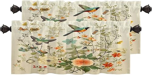 Miniatura 367 de Cenefas de cocina modernas con patrón de cobre marrón dorado para ventanas, cenefas opacas abstractas de marcas de arañazos y cortinas opacas