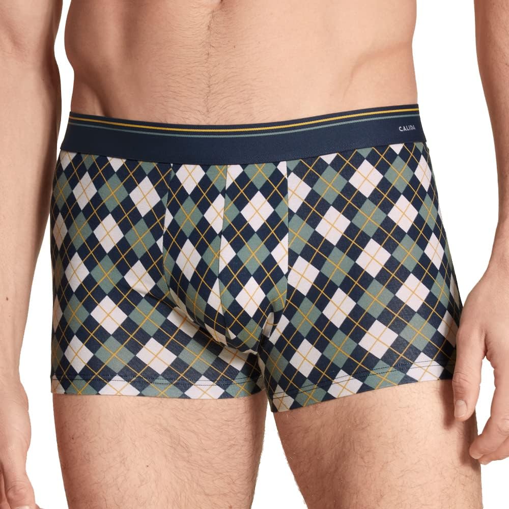 Calida Men's Cotton Code Design Boxer Shorts