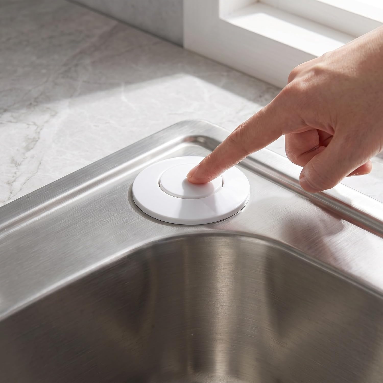 Garbage Disposal Air Switch Button for Sink Top Kitchen Counter