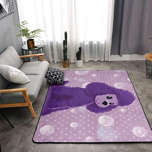 Miniatura 10 de Alfombra antideslizante para el suelo, alfombras retro y geniales para cámara para sala de estar, alfombra vintage para sala de estar, alfombra