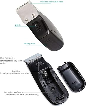 DOUBLE A IRON Hair Clipper Electric Mini Clipper Beard Hair Clipper Barber Shaver Style Lots for Men