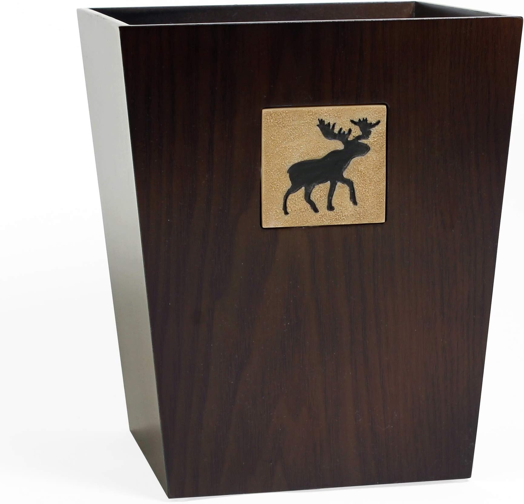 SKL Home Yellowstone Sundance Wastebasket, Brown