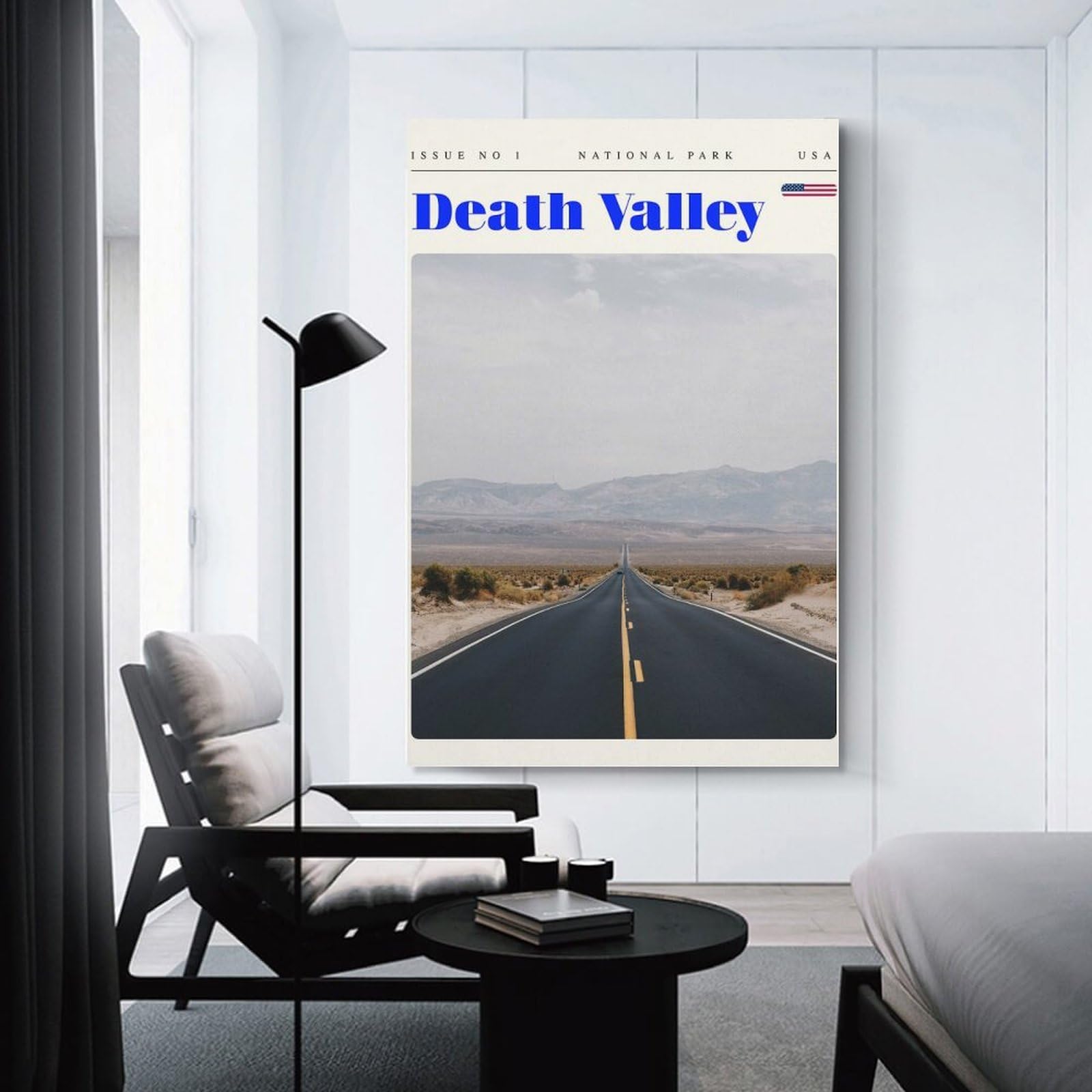 Junmoney Canvas Wall Decor Death Valley National Park, 24x36inch(60x90cm), for Flats, Guest Rooms Or Compact Rooms, A Simple Refresh for Blank Walls