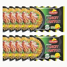 Lucky Me! Thai Pancit Canton Instant Noodle With Chillimansi Flavour 60g (Pack of 10)