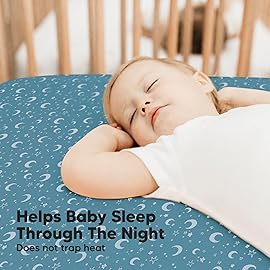 KeaBabies 2-Pack Baby Crib Sheets for Boys, Girls - 52x28 Viscose Derived from Bamboo Toddler Bed Sheets Neutral, Fitted Crib Mattress Cover for Standard Baby Bedding, Soft & Cozy (Dragon Tale)