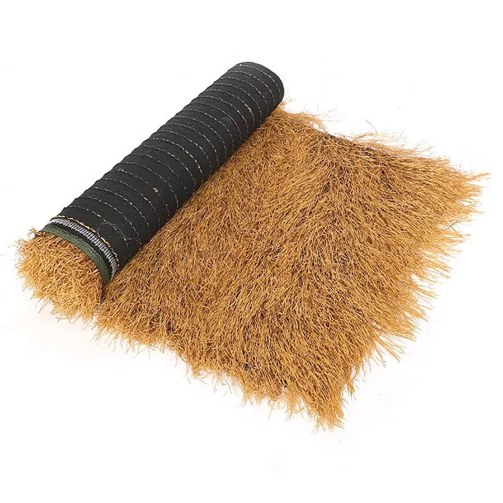 Alfombrillas de paja artificial para techos de paja, paneles realistas de paja de palma para persianas de pato, cabañas, patios, vallas, fiestas, material sintético de plástico PE