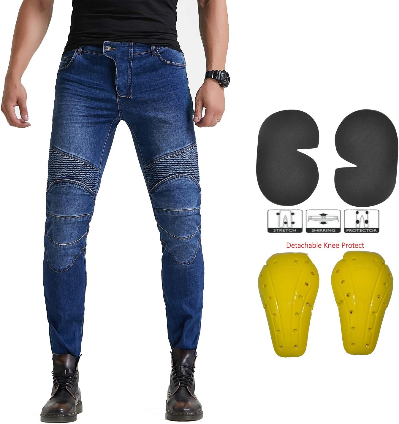 楽天市場】バイクパンツ メンズ デニムパンツ プロテクター付き バイク用ジーンズ ライダーパンツ 秋春夏 防風 オールシーズン 膝パッド 耐磨  レーシングパンツ ライディングパンツ 大きいサイズ 送料無料 : 福祥 楽天市場店 [AFEREVZ] バイクパンツ メンズ デニムパンツ バイク用 ジーンズ バイクウェア オールシーズン 膝プロテクター+ ヒップパ