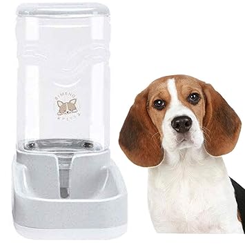 Old Tjikko Dogs Water Dispenser,Water Bowl for Dogs,Pet Water Dispenser,Automatic Dog Water Bowl Cat Water Dispenser Dog Drinking Fountain (Single Water Dispenser)