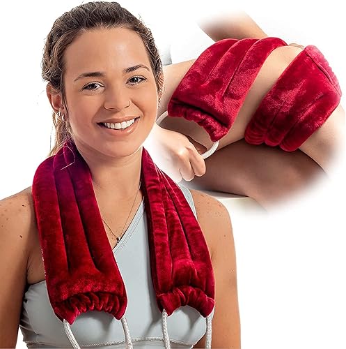 Medcosa Paquete de cuello térmico para microondas Calor. Envuélvete. Relájate. Repetir Almohadilla térmica multiusos para microondas para calor