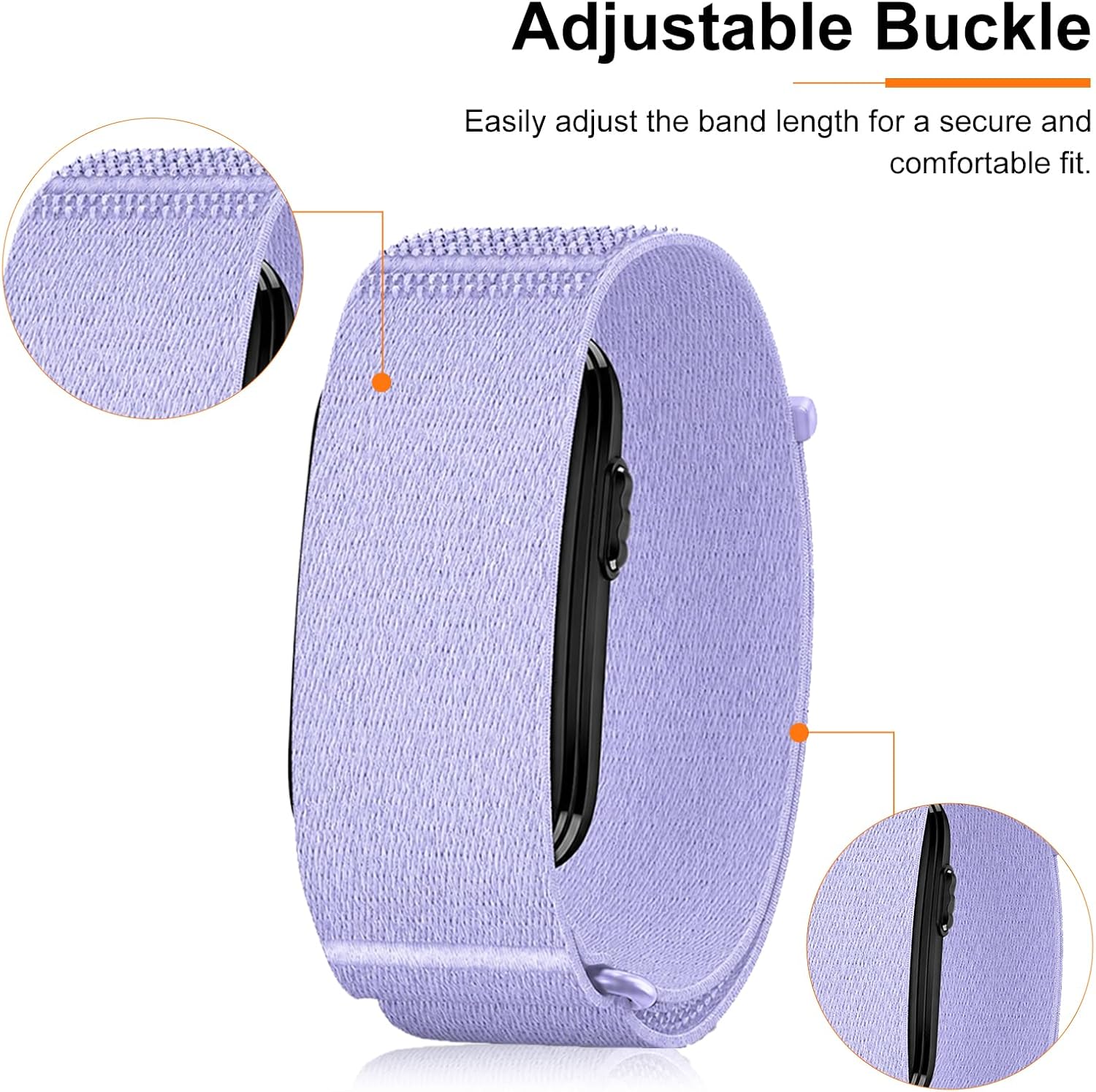 Braided Nylon Band for GARMIN CIRQA Smart Band,Stretchy Elastic Sport Strap,Wristband image 3
