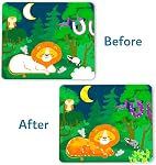 Skillmatics Dot It Sticker Art Activity - Animals, Mess-Free Fun for Kids, 500+ Stickers, Scrapbooking Craft Kits, Travel Toys, Gifts for Boys & Girls Ages 3, 4, 5, 6, 7