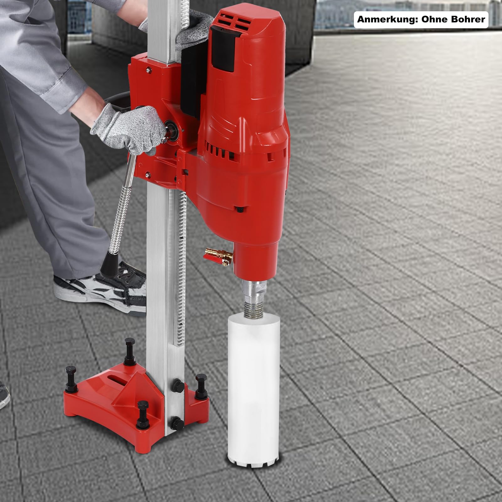 4250W 580rpm Kernbohrständer Kernbohrgerät Magnetbohrmaschine Kernbohrmaschine Kernbohrmaschine Kernbohrer standderbohrmaschine Diamantbohrmaschine Maximale Bohrtiefe 1M Bohrdurchmesser 255mm