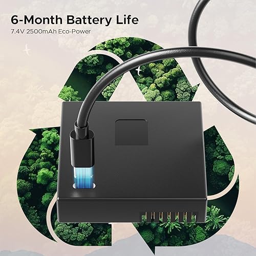 Miniatura 8 de Cerradura inteligente con cámara y timbre, cerrojo inteligente 3 en 1 para puerta delantera, cerradura de puerta de entrada sin llave de huellas