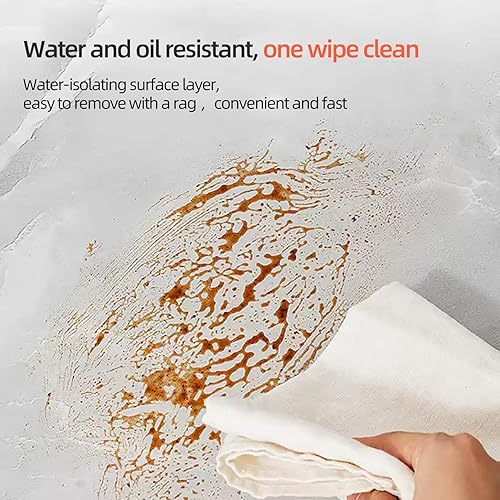 Miniatura 7 de Yancorp Papel tapiz de contacto gris de 16 pulgadas x 32.8 pies, para despegar y pegar, con diseño de mármol, extraíble, para cocina, impermeable,