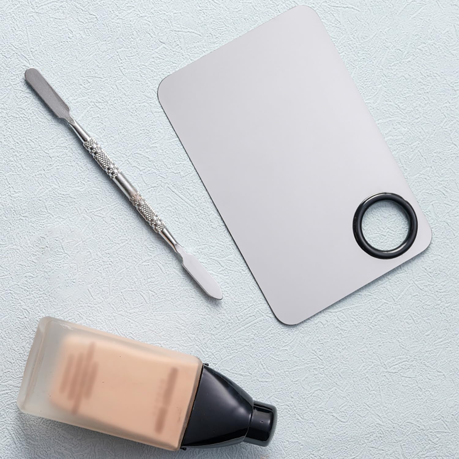 Tavolozza Per Miscelazione Cosmetica - 2 Piece set, Palette per Miscelazione del Trucco, con Esso è Possibile Mescolare Il Vostro Intero Make up Senza Sforzo per un Look Bello ed Elegante