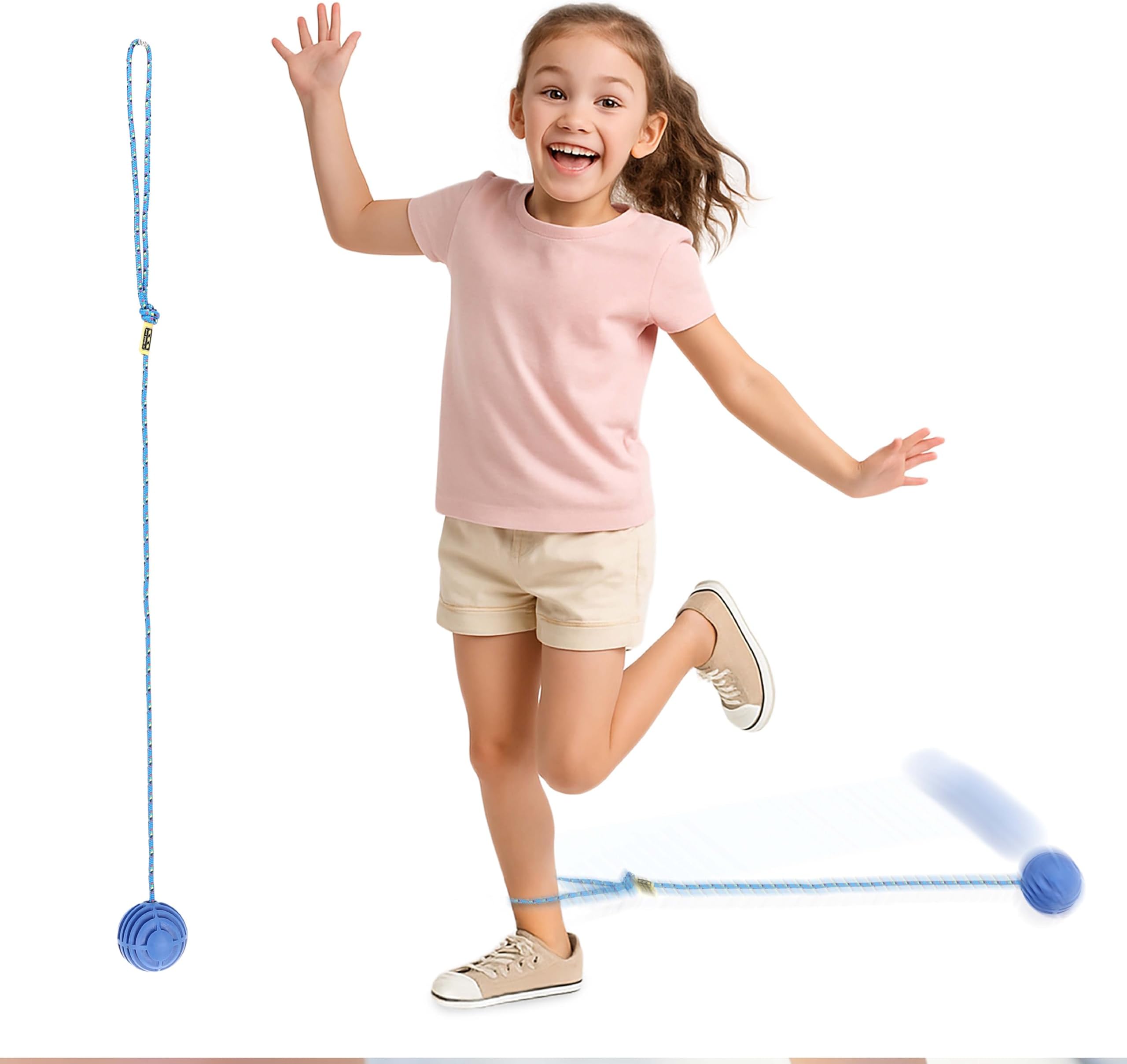 Just Jump It Original Retro Ankle Skipper Skip Ball Jumping and Skipping Toy ...